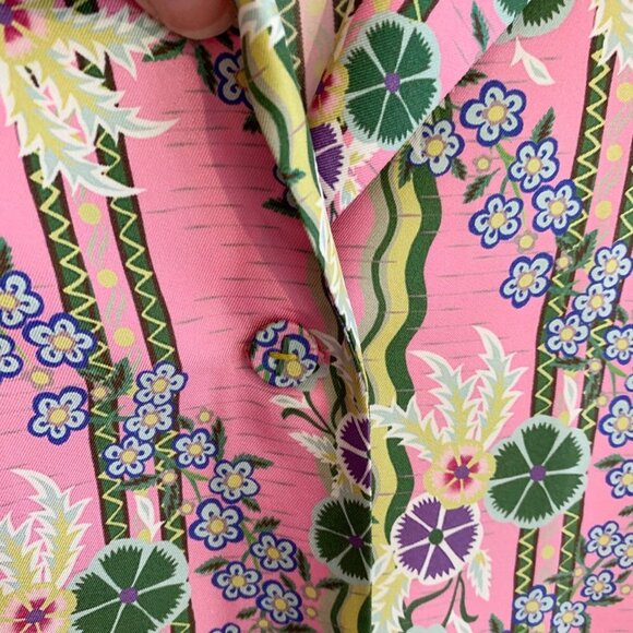 Saloni Dree Shirt In Verbena Print - Picture 4 of 5